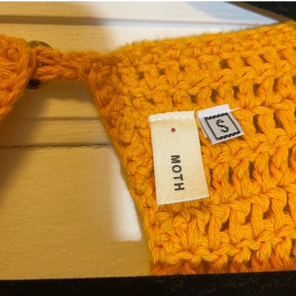 Anthropologie Knit Crochet Crop Tank - Picture 3 of 5